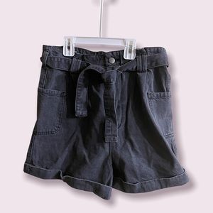 GB High waist paper bag  shorts